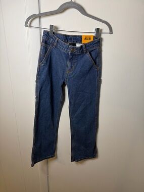 Carhartt Boy’s Straight Carpenter Jeans Blue Denim